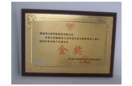 2014年碳碳复合质料航空刹车副荣获第三届中国国际新质料工业展览会金奖