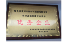 2018年长沙高新区建区30周年“优异企业”